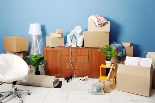 Office removals team planning a Bermondsey workplace move