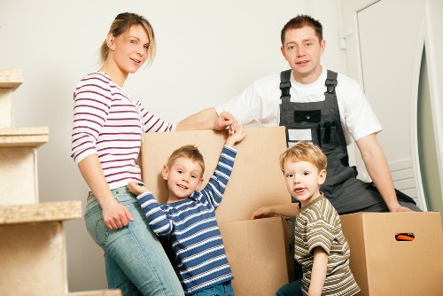 Furniture and household items prepared for charity donation