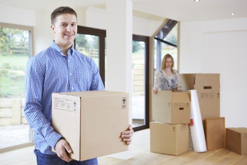 Professional movers assisting with a Bermondsey apartment or house relocation