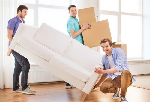 Careful packing and loading for a Bermondsey house move