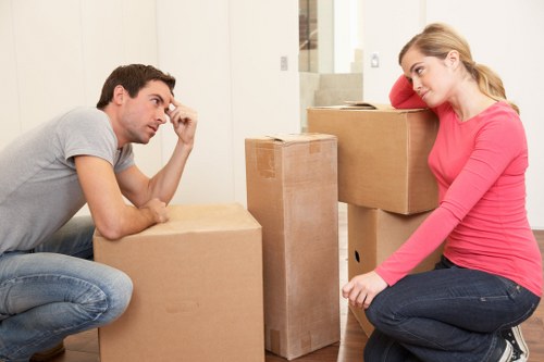 Removal van and moving equipment suited to Bermondsey residential streets