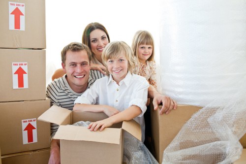 Customer reviewing booking details for a removals service