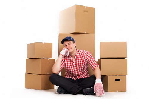 Domestic removals with bulky household furniture